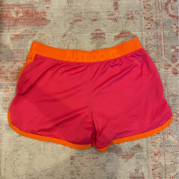 Women’s Mesh Nike Athletic Running Shorts, Pink, Small - Picture 2 of 2